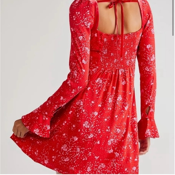 Free People Tess Mini Dress ❤️ - Picture 4 of 6